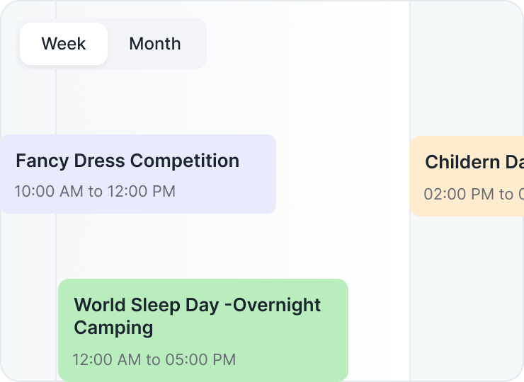 Organize Your Schedule