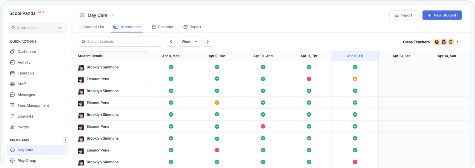 treamline Attendance Management at one place